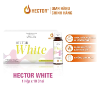 Hộp 10 chai nước uống sáng da Hector White (10 x 50ml)