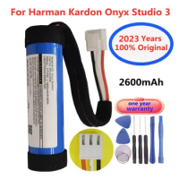 3.7V 2600mAh Original Speaker Replacement Battery For Harman Kardon Onyx Studio3 Onyx Studio 3 PN: PR-633496 Player Batteries
