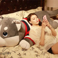 Big Husky Siberian Dog Plush Soft Toy Stuffed Animal Doll Pillow Gift 63"