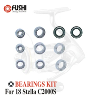 Fishing Reel Stainless Steel Ball Bearings Kit For Shimano 18 Stella C2000 S / 03798 Spinning reels Bearing Kits