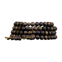 Natural Bodhisattva Chess Agarwood Bracelet 108 Pieces Submerged Type Rosary/Prayer Beads Men and Women Wooden Bracelet