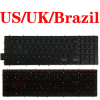 US/UK/Brazil /BR Laptop Keyboard for Dell G3 3590 3579 3779 3590 3593 G5 5500 15 5590 5587 G7 7588 17 7790 7590 With Backlight