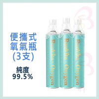 便攜式純氧氣瓶 氧氣罩 提高血氧濃度 家用緊急氧氣瓶 缺氧 高原反應 緊急供氧 10L 面罩式 純度 99.5% 3樽