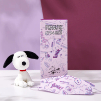 【TLCSTORE卡若特品牌館】SNOOPY史努比 立體醫療口罩 成人口罩 60入 (台灣製)-胡士托霓虹粉(6片/盒-共10盒)