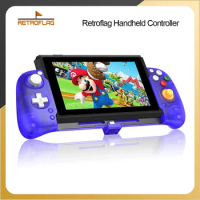 Retroflag Switch Handheld Controller Split Pad Pro Controller with Hall Effect Joystick for Nintendo Switch and Switch OLED