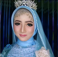 Slayer Pengantin Veil sunting Payet Mutiara terbaik cantik Manik-manik murah meriah kualitas premium
