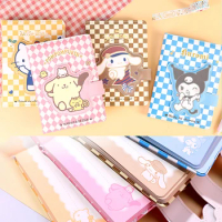 Kawaii Kuromi Cinnamonroll Cartoon B6 Magnetic Clasp Notebooks Weekly Planner Writing Paper Organizer Notepads Girls Gift