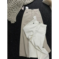 (RITA JEAN) A05 Quần Jean Nữ Kaki Màu Kem Thêu Thỏ Dễ Thương Đáng Yêu Nhẹ Nhang Vải Không Giãn Lai C