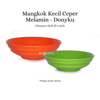 Mangkok Kecil Ceper Melamin - Mangkok Saji Lauk - Mangkok Dessert - Donyku