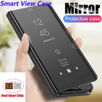 Smart View Wallet Flip Phone Case For Samsung Galaxy S10 View Free-flip Cover With smart chips For Samsung Galaxy S10 Plus/S10+