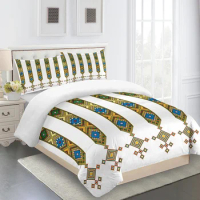 3D Ethiopia Print Duvet Cover Set Bedding Sets Comforther Cases Quilt Covers Pillow Shams King Single Double Size Bed Linen