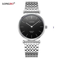 Fashion Longbo Luxuary Lovers Watch Classic Business Style Waterproof Men Clock Women Watches Charms