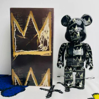 Bearbrick400% Basquia 8th generation robot 6th generation Be@rbrick 28cm trendy toy doll building bear decoration