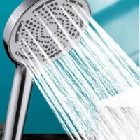 New Large Shower Head 3 Modes Adjustable High-pressure Shower Set with Shower Filter Rotatable Shower Head Rainfall Shower Head