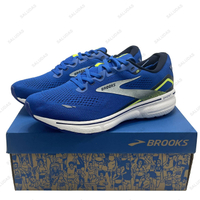 Brooks Running Shoes For Men Ghost 15 Trail Running Sneakers Non-Slip Elastic Breathable Shock-Absor