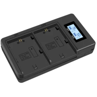 LP E6 LPE6 LP-E6 Battery Charger LCD Dual Charger For Canon EOS 5DS R 5D Mark II 5D Mark III 6D 7D 80D EOS 5DS R Camera Dropship