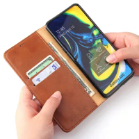 For Samsung Galaxy A80 A70 A50 A40 A30 A20 Flip Leather Cover Magnetic Business Phone Case Kickstand Wallet Card Pocket