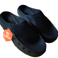 sepatu selop Courtney SPIDER,slip on, Sepatu santai pria Shoes Hitam