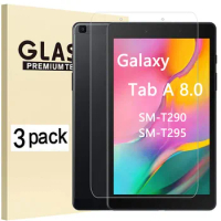 (3 Pack) Tempered Glass For Samsung Galaxy Tab A 8.0 2019 SM-T290 SM-T295 T290 T295 Anti-Scratch Tablet Screen Protector Film