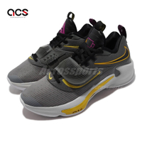 Nike 籃球鞋 Zoom Freak 3 EP 男鞋 銀灰 黃 字母哥 耐磨 低電量 運動鞋 DA0695-006