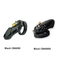 Free shipping Male plastic chastity cage cock ring lock bondage restraint device CB6000 CB6000s BDSM choose sex toy for men