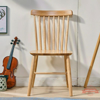 餐椅實木椅子約溫莎椅酒店咖啡廳家用靠背凳子梳妝臺椅子餐桌椅