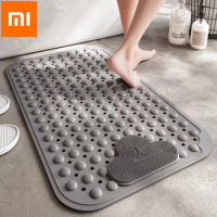 Xiaomi Mijia New Foot Massage Shower Mat, Non Slip Bathroom Floor Mat, TPE Foot Mat, Suction Cup Bath Mat Home