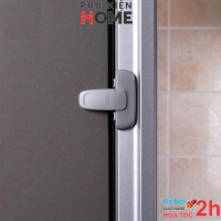 Khóa Chốt Cánh Cửa Tủ Lạnh, Khóa Nhựa Chốt Tủ, Chốt Khóa Cánh Tủ Giữ An Toàn, Sử Dụng Miếng Dán 3M. 