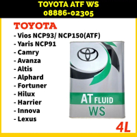 [100% ORIGINAL]TOYOTA ATF MINYAK TRANSMISI AUTOMATIK WS (4L) (08886-02305) -VIOS/CAMRY/ESTIMA/ALTIS/
