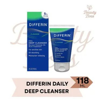 Differin Daily Deep Cleanser Sensitive Skin Sabun Cuci Muka 118 ml FULL SIZE