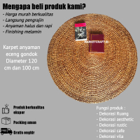 Karpet enceng gondok/karpet eceng gondok/karpet anyaman/tikar anyaman