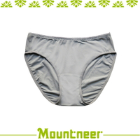 【Mountneer 山林 女 透氣三角內褲《淺灰色》】11K80-08/透氣內褲/排汗內褲/三角褲