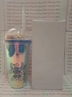 Botol plastic water cup stitch 450ml