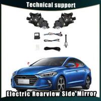 Car Mirror Electric Automatic Rearview Mirror Folding System Side Mirrors Folded Motor Kit Modules for Hyundai Elantra