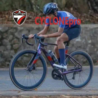 TWITTER CYCLONEpro-Oil Disc Brakes Kit, R7000-22S, Fully Hidden Inner T900 Carbon Fiber, breaking Racing Road Bike, 105