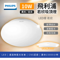 Philips 飛利浦照明 10w 若欣 LED吸頂燈 浴室吸頂燈 陽台燈 適用1坪(1入組)
