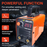 MALAKU MALL ISFRIDAY Mesin Las Inverter Electric Welding Machine 2.8 kW 120A 220V - MMA-250