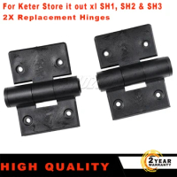 Fit For Keter Store it out xl SH1, SH2 &amp; SH3 SH1 674644 / SH2 674645 / SH3 674646 Replacement Hinges 2PCS/Pack