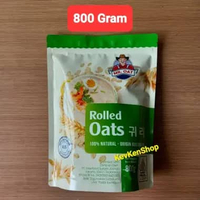 MR OAT Quick Cook Biru 800 gram atau Instant Merah Oatmeal or Rolled Oats Sereal 800gram BPOM HALAL