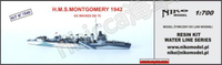 1/700 驅逐艦 蒙哥馬利號(G95)1942[Niko 7040]