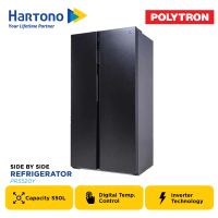 POLYTRON KULKAS SIDE BY SIDE REFRIGERATOR PRS520Y