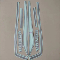 striping honda gl 100 gl100 silver list body standar berkualitas termurah