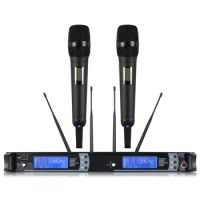 High Quality SKM9000 2 channels True Diversity Wireless Microphone SKM 9000 mic for Stage Performance for Sennheiser