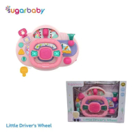sugarbaby little driver's wheel mainan stir musik anak