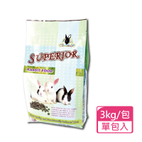 【Pet Village 魔法村】特級機能兔子主食 3kg/包(全齡兔飼料 兔主食 機能飼料)