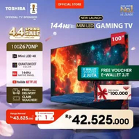 [FREE BRACKET] Toshiba GAMING TV 100" 144Hz 4K UHD Smart TV Dolby Vision IQ Atmos HDR10+ AMD Freesyn