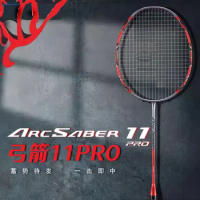 Big racket area and precision ball control original ARCSABER 11pro for both offensive and defensive type Badminton Racket 11pro
