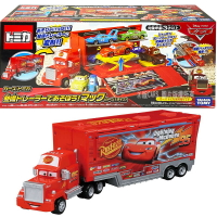 【Fun心玩】DS18992 正版 日本 CARS 新 變形升降貨車 汽車總動員 TOMICA 麥大叔 收納 貨櫃車