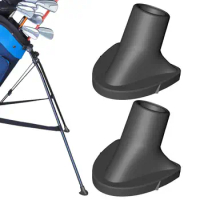 2pcs A-Golf Golf Bag Feet Replacement Golf Bag Stand Upgraded Rubber Feet Replace Part Improved Design For Most-golf Bags Stand