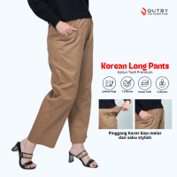 QUTBY - KOREAN LONG PANTS JUMBO / CELANA KULOT PANJANG / CELANA LONG PANTS